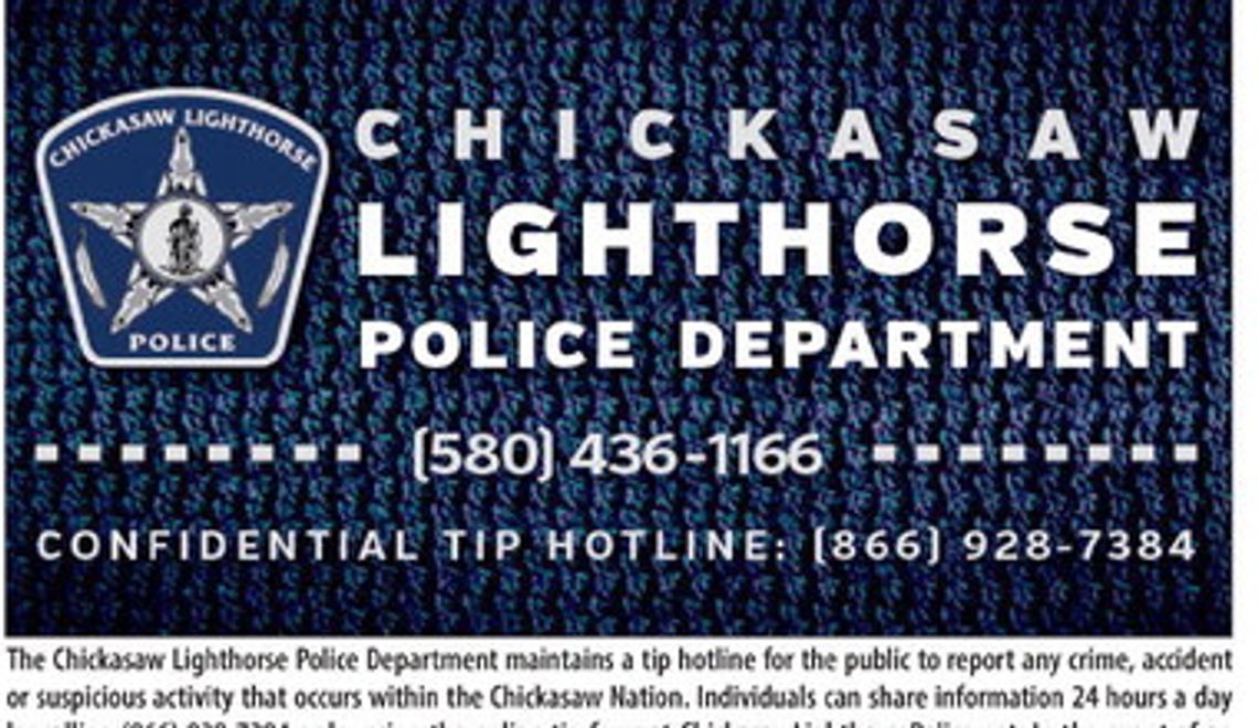 Lighthorse Tip Hotline available to community