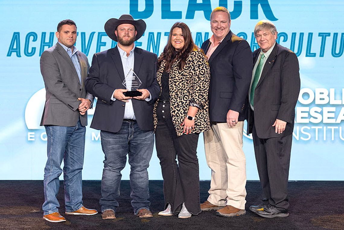 Local family earns Young Farmer & Rancher Achievement Award at OFB annual meeting
