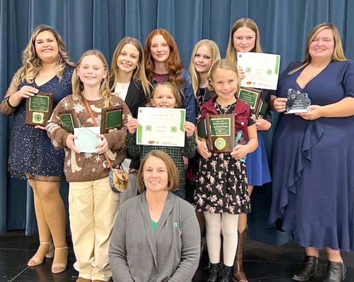 Newcastle 4-H receive awards at annual banquet in Purcell