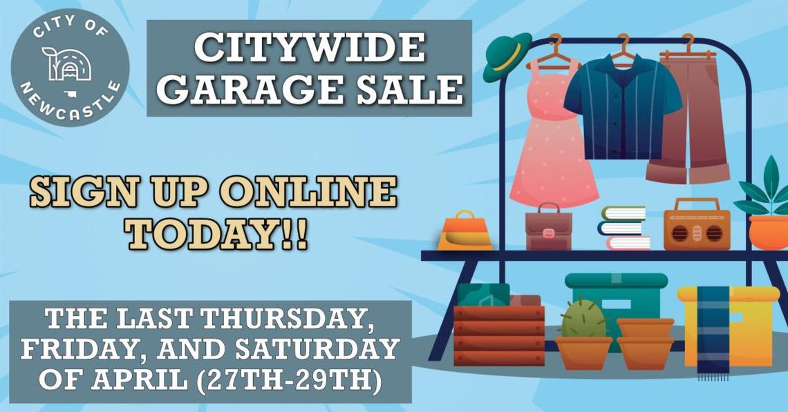 Newcastle Citywide Garage Sale today through Saturday