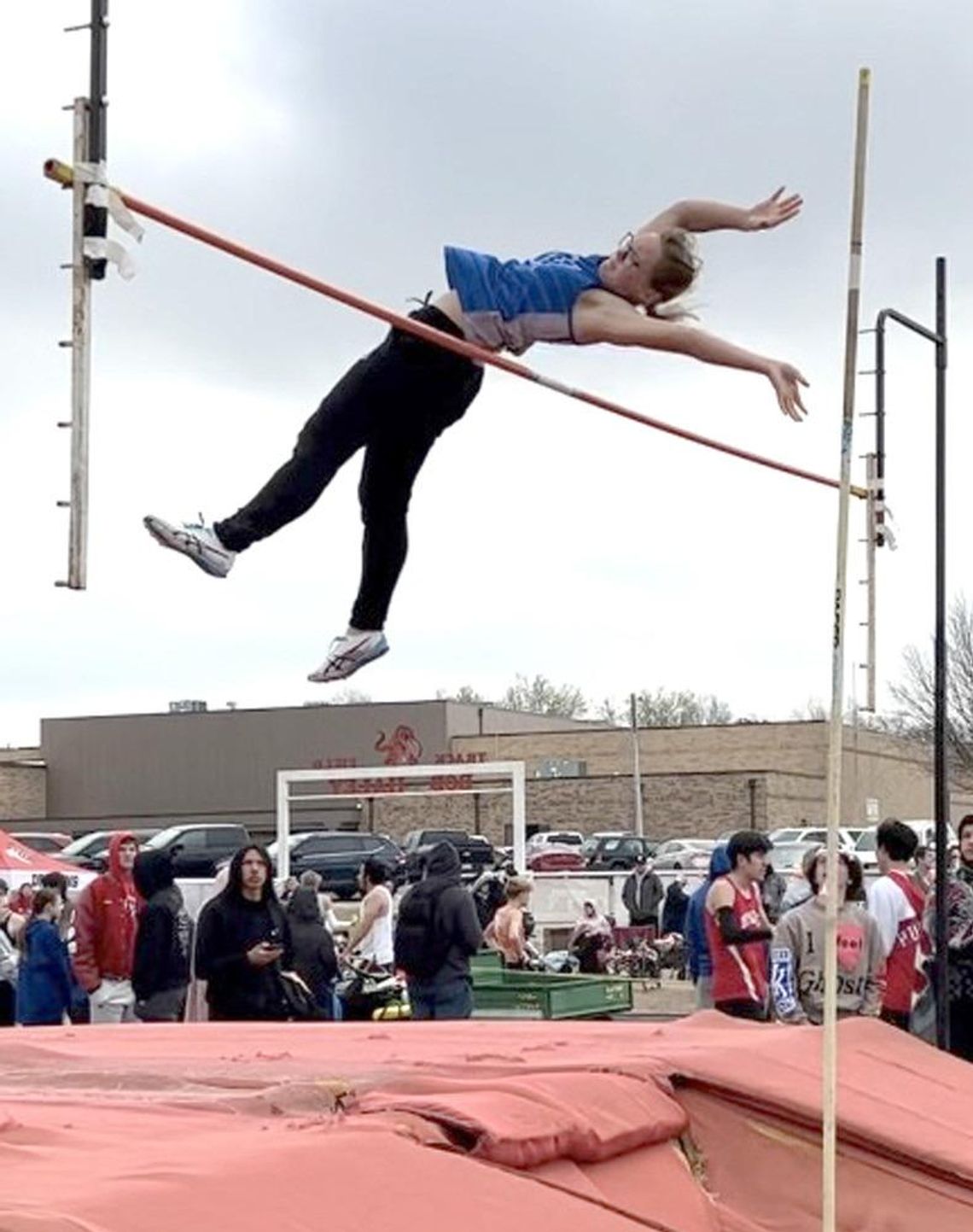 Newcastle pole vaulter Katie Lewis 