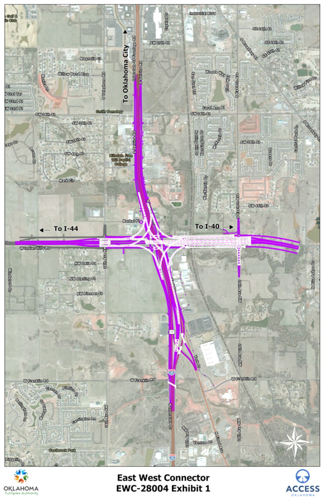 OTA seeks virtual public input on new East-West Connector interchange at I-35