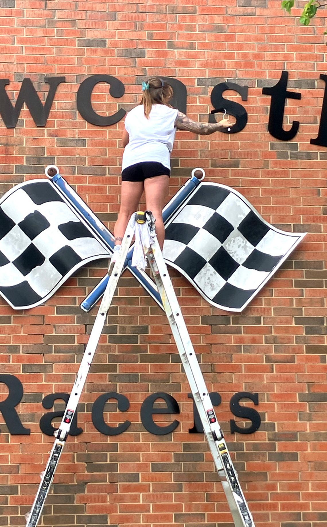 Paige Codner brightens the school