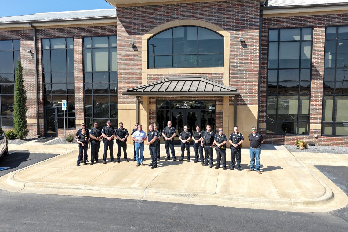 Police Department gets donation from Thru Tubing