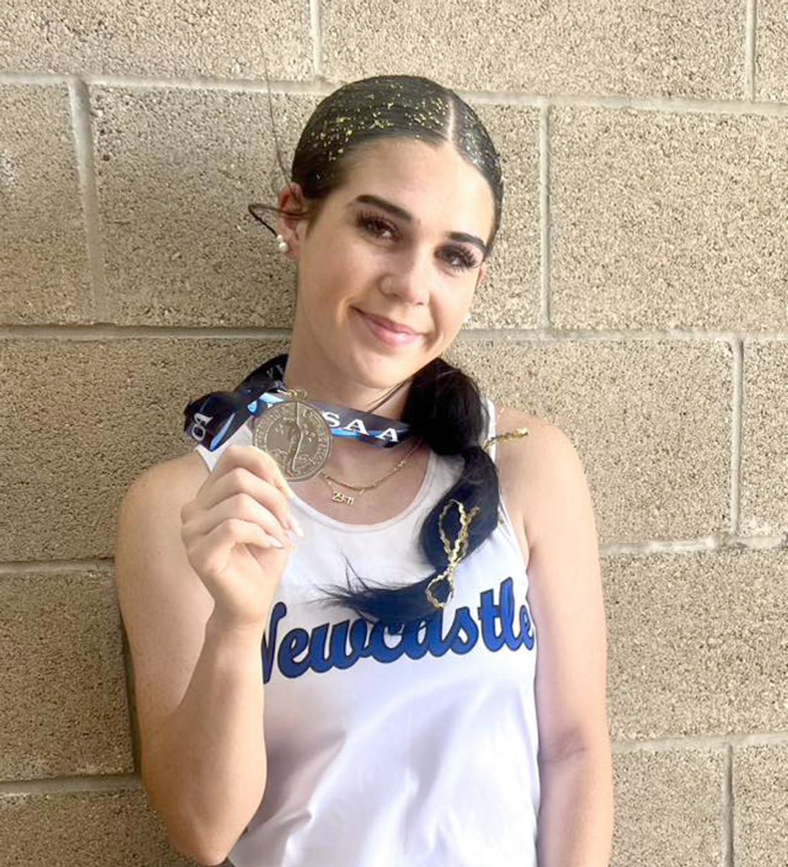 Racer Jordie Brooks finished as State Runner-Up in Long Jump