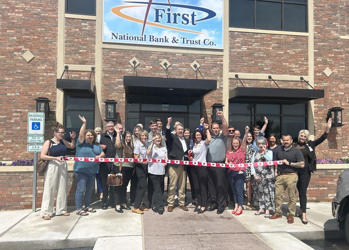 Ribbon cut at FNBT-Goldsby