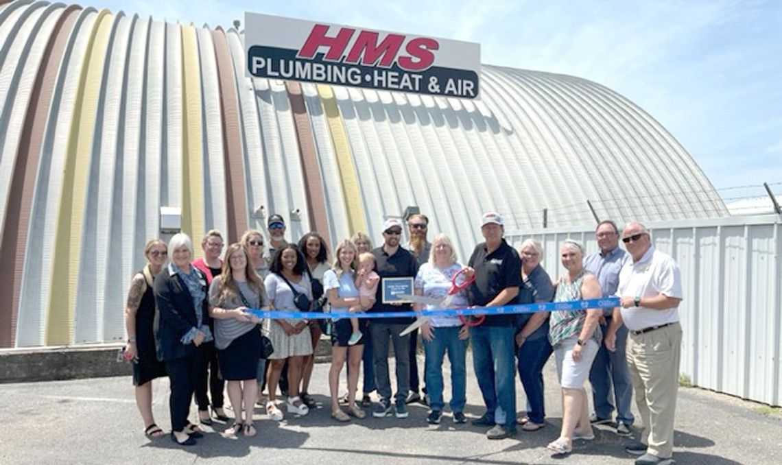 Ribbon cut at HMS Plumbing, Heat & Air