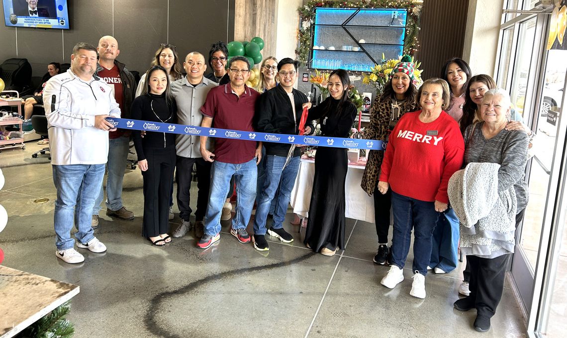 Ribbon Cutting held for Viery Nail Bar