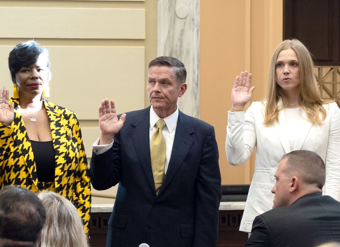 Sacchieri takes oath of office