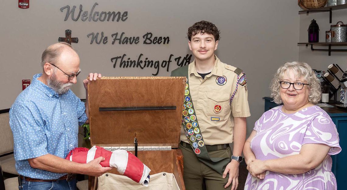 Seth Tabor making his way toward earning Eagle Scout designation