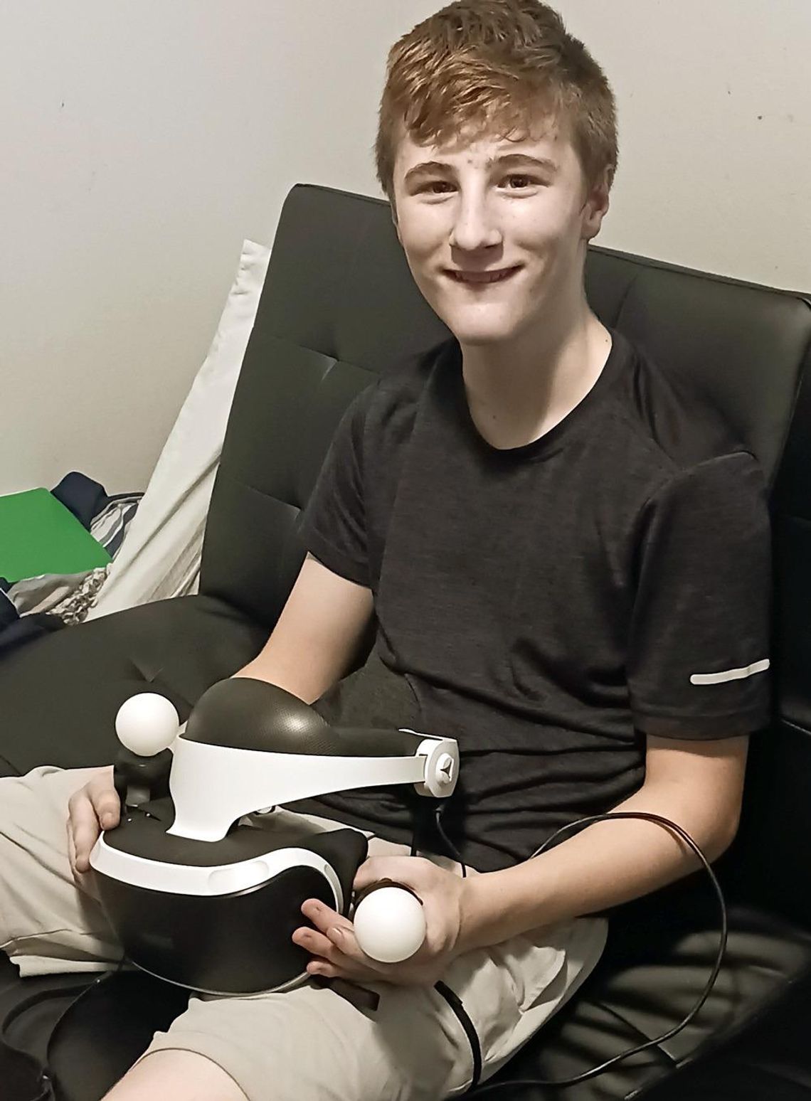 Shopping spree for Landon Horath includes VR setup