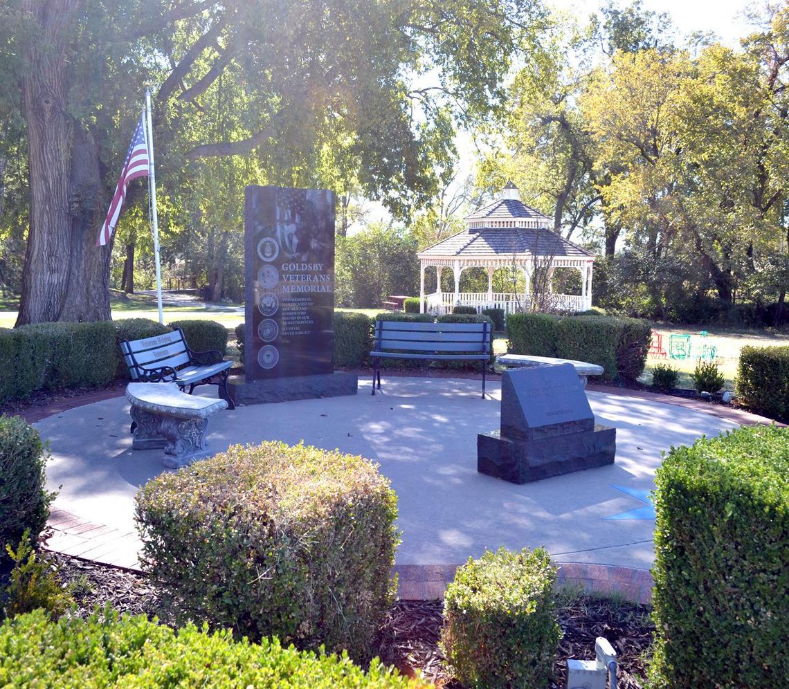 Spiritual feeling when reading names at Goldsby Memorial