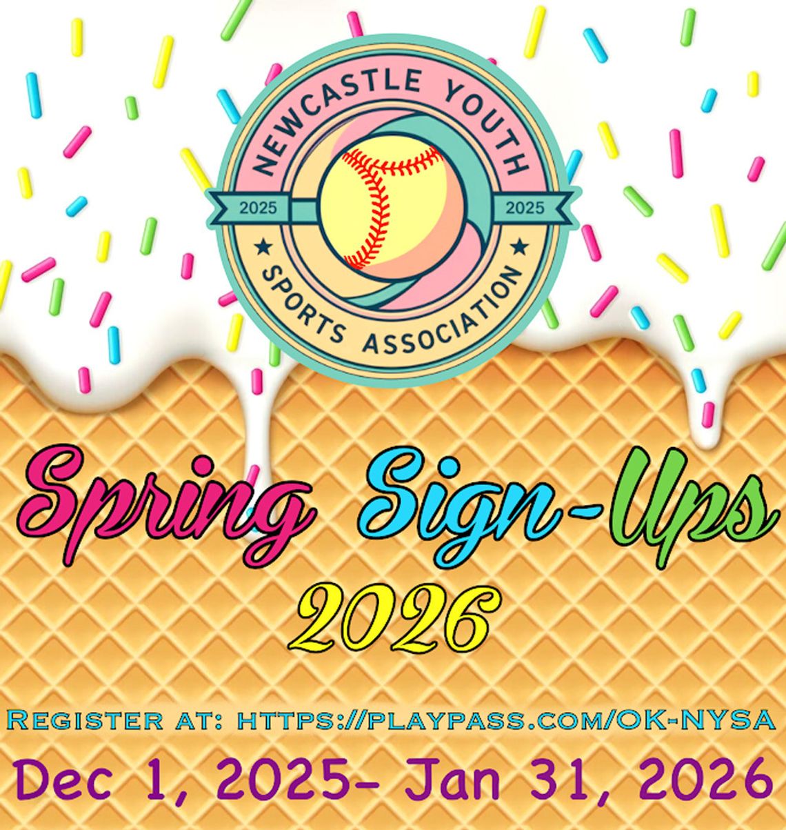 Spring softball sign-ups underway for Newcastle Youth Sports Association Spring softball sign-ups underway for Newcastle Youth Sports Association