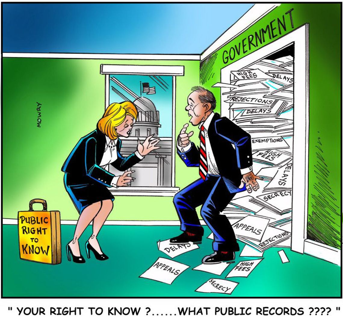 The FOIA: Off to slow start, picked up speed, now hitting a brick wall