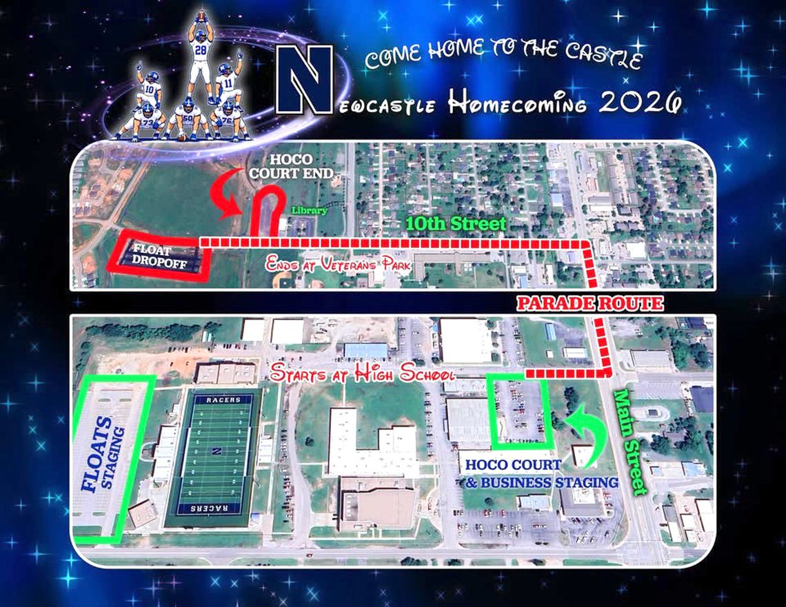 This map provided by the City of Newcastle