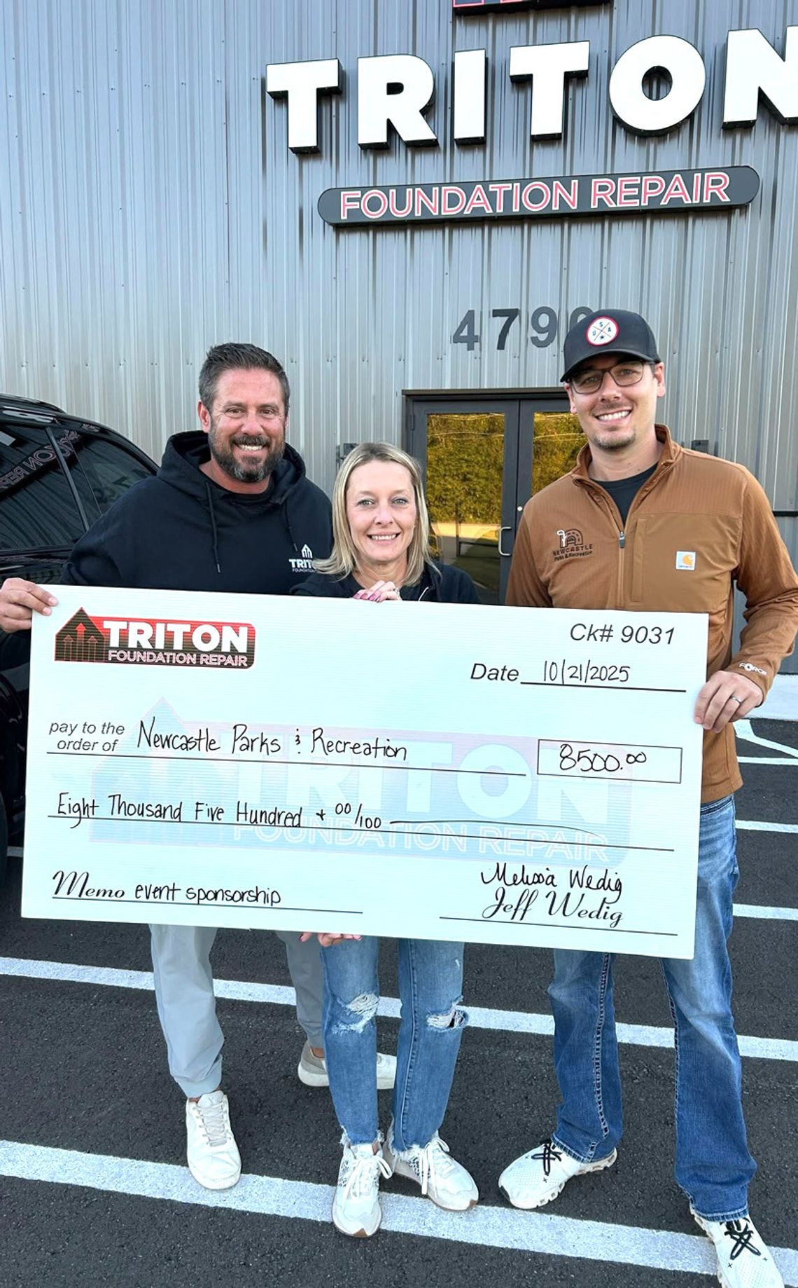 Triton sponsoring Parks & Recreation events Triton sponsoring Parks & Recreation events