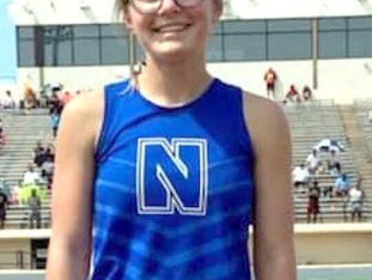 Katie Lewis Silver in 100 hurdles • photo provided