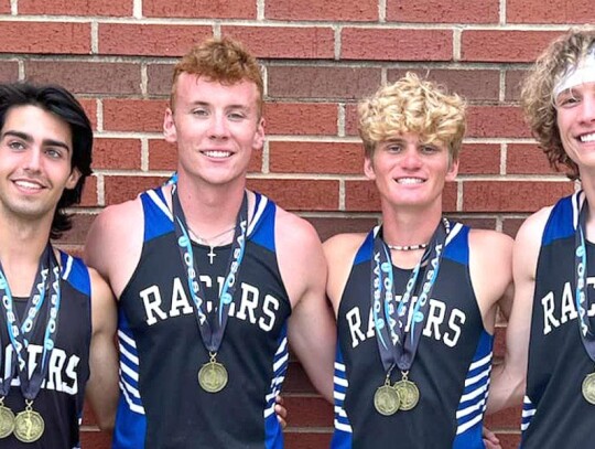 The Newcastle High School boys 4x800 relay nabbed a third place finish at the State Track and Field meet May 12-13 at Yukon High School. • photo provided