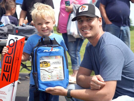 Brecken Powell, 2nd place 6 &amp; under Biggest Fish, 2 lb 6 oz