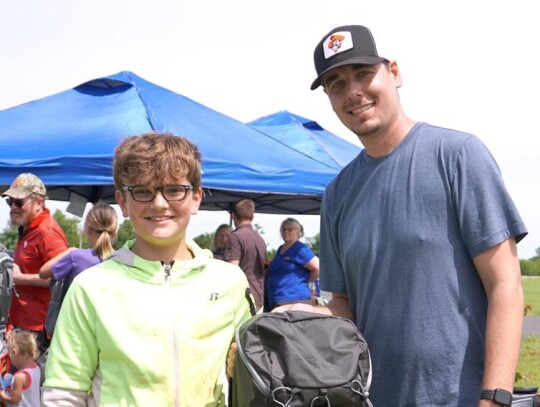 James Swetz, 2nd place 11-15 Biggest Fish, 5 lb 7 oz