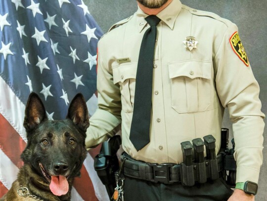 K9 Spike and Deputy Shane McCraw • photo provided