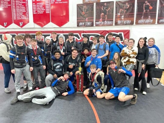 Newcastle’s boys wrestling squad took second place at the annual CPL Bryan Scripsick Memorial Tournament in Pauls Valley. • photo by Brandi Lovejoy