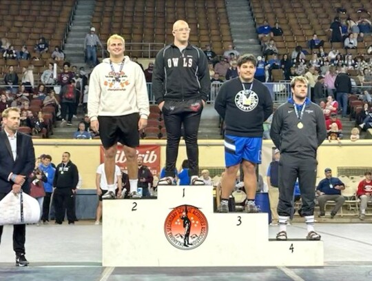 Taking his place on the medal stand was Newcastle heavyweight Nick Lozano. He placed third at the State Wrestling Tournament. Newcastle coaches said it was upsetting that many of the wrestling fans had already left the arena. They said it was almost quiet