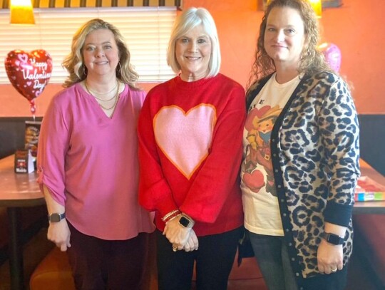 Several chamber of commerce members from Newcastle, Blanchard and Tuttle met recently at Carlito’s Mexican Bar &amp; Grill. In photo to the right are Leslie Walker, Tuttle chamber director; Gayla Riddle, Newcastle chamber director; and Cheryl Hendricks,