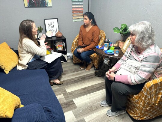 Morning Mingle participants included: Tanya Rennie, Adriana Guardado, and Cindy Frizzell.