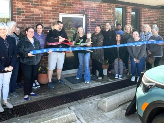 Therapy Insync A Newcastle Chamber of Commerce Ribbon Cutting was March 28 for the McGregor family and Therapy Insync LLC, 714 N. Main Street. Danielle McGregor is a speech therapist. She is with her family, Nick, Makenna and Maxton. Danielle has been in 