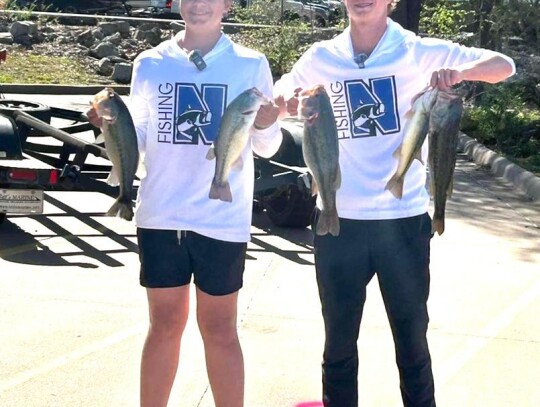 Newcastle Fishing teams reportedly were successful at a tournament on Grand Lake in April. Katelynn and Kaleigh Williams had 10.86 pounds of fish, while Trenton Shetley and William Conner caught a limit weighting 13.93 pounds and finished 9th of 95. • p